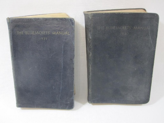 Two The Bluejackets' Manual The United States Navy, 1939 and 1940 Editions, United States Naval