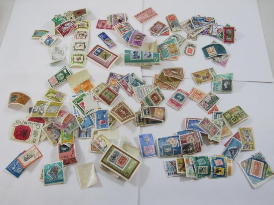 Foreign Stamps from St. Vincent, Poland, Nicaragua, and more, many postmarked