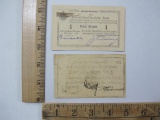 Two German East Africa Banknotes