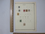 Iceland Watermarked Crown Stamps, 1876 through 1900, hinged