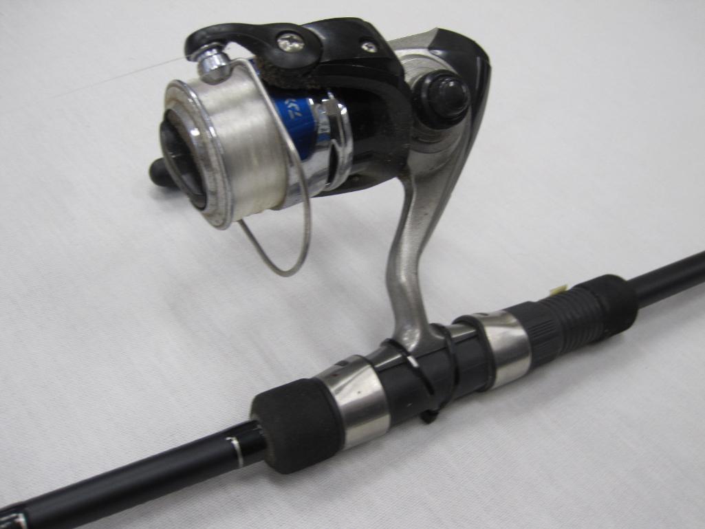 daiwa d-shock 2500b reel Freshwater Spinning Combo, Black Shock Spin Combo gets you on the water without breaking the bank Daiwa Reel Daiwa G Shock