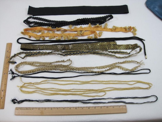 Black, Gold and Goldenrod Trim Lot, 4oz