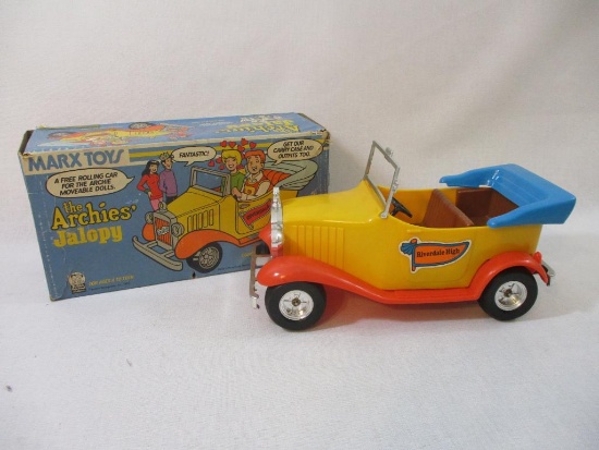 Marx Toys The Archies' Jalopy in original box, 1975, 1 lb 6 oz
