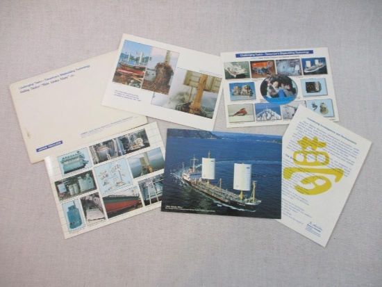 JAMDA Sailing Tanker "Shin Aitoku Maru" Postcard Set, 2 oz