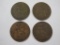 Four British Large Cents, 1917 x2, 1915, 1913