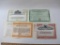 Stock Certificates including Bush Terminal Company dated 1928, Philadelphia-Warwick Company dated