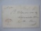 Stampless Cover Stanhope NJ April 1 1845, red double oval