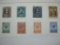 Louisiana Tax Stamps, Four Law Stamps, and four Tobacco Tax for Schools, hinged