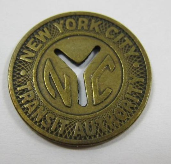 Vintage New York City Subway Token
