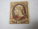 Postage Stamp Thomas Jefferson 10 Cent #209SM, Sample Stamp, see pictures