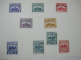 1930's Indiana Intangible Tax Stamps, various denominations, hinged