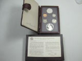 1984 US Prestige Coin Set, includes Silver Dollar in Original Display Box
