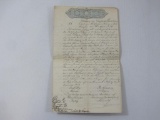 Correspondence, Hand Written, Dated 20 April 1874, see pictures for details
