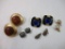 Five Pairs of Vintage Earrings including shells, wood accents and more, 3 oz