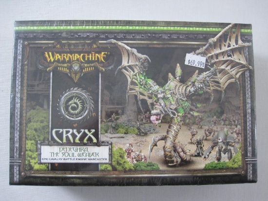 NIB Warmachine Cryx Deneghra The Soul Weaver Epic Calvary Battle Engine Warcaster PIP 34105, sealed