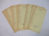 Erie-Lackawanna Railroad Company Passenger Train Report Blanks, Form OD-209, 1 oz