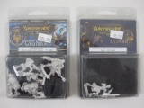 Two NIB Warmachine Cygnar Miniatures: Field Mechaniks Unit (1 Leader and 5 Grunts, PIP 31092) and