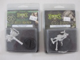 Two NIB Warmachine Hordes Circle Orboros Miniatures: Baldur the Stonecleaver Warlock (PIP 72091) and