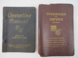 Two Vintage Alco Diesel-Electric Railroad Manuals: Operating Manual 1500-HP Road Switcher (1947) and