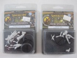 Two NIB Warmachine Mercenaries Miniatures: The Devil's Shadow Multineers Privateer Sea Dog Character