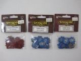 Three Unopened Packs of Warmachine Tokens: Karchev the Terrible and Captain Darius