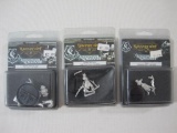 Three NIB Warmachine Retribution of Scyrah Miniatures: Thyron Sword of Truth Warcaster (PIP 35064),