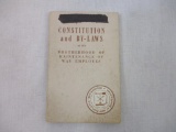 Constitution and By-Laws of the Brotherhood of Maintenance of Way Employees Booklet 1966, 3 oz