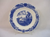 Erie Railroad Centennial Ceramic Plate, 1 lb 1 oz