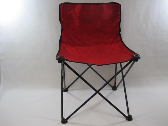 Folding Lawn/Camping Chair in Carry Cover, Red