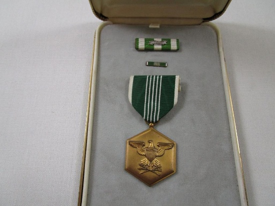 United States Military Merit Commendation Medal in Display Box