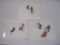 Three Sugar Bear Cereal Commercial Animation Cels, featuring Sugar Bear and Sugar Fox