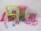 Polly Pocket Mall, 2009 Mattel, see pictures for included pieces, 2 lbs 1 oz