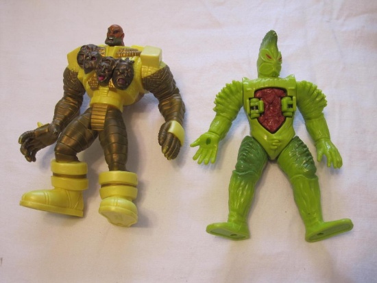Two Action Figures: Generation X Phalanx (1995 Marvel Toy Biz) and Invenusable Fly Trap Evil Space