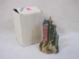 Miniature Resin Castle, marked Desiree, 8 oz