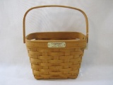 Longaberger 1995 Edition Dresden Basket, Jerry Longaberger signed , 10 oz