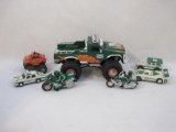 2007 Hess Truck with Accessory Cars from Various Years and Rough Rider Roadbusters (1983), 2 lbs 11
