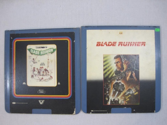 Two Laserdiscs: Blade Runner and National Lampoon's Class Reunion, 3 lbs