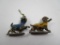 Two Ral Partha Wemic miniatures, painted, 3oz