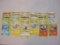 Pokemon Trading Cards including Shinx, Caterpie, Psyduck, Eevee and more, most 2014-2017, 3 oz