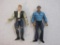 Two Star Wars Action Figures: Han Solo (1997) and Lando (1995), 2 oz