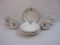 Set of 4 NYGL Railroad Cups and Saucers, made expressly for New York & Greenwood Lake Railway 2006,