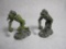 Two Ral Partha Troll miniatures, 4oz