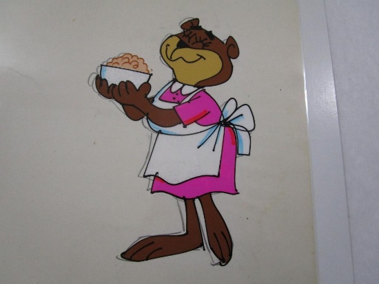 1980s Sugar Bear Original Animation Artwork Production Cel