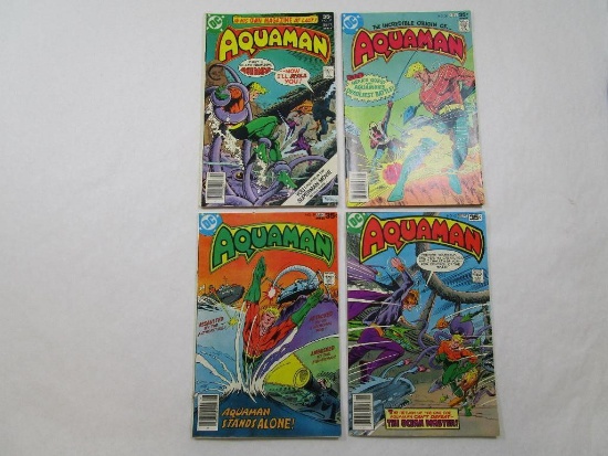 DC Comics Aquaman 1977 Sept No 57, The Incredible Origin of? Nov No 59, 1978 Jan No 59, Sept N0 63
