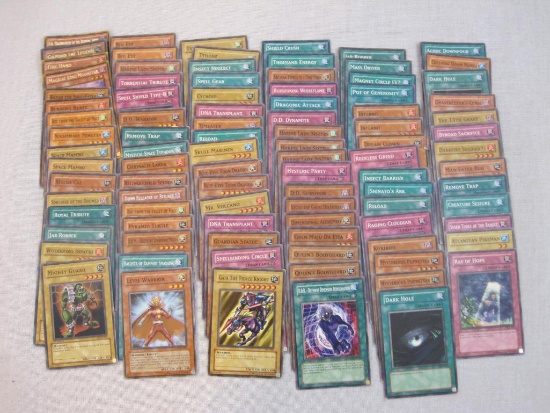 Yu-Gi-Oh Trading Cards including foil Gilford the Legend 1st Edition, foil Cir Malebranche of the