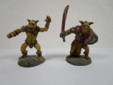 Two Ral Partha Troll miniatures, 4oz