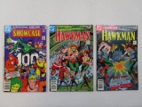 Dc Comics Showcase Vol 17, No 100, 60 Sensational Super-Stars, May 1978, Hawkman No 101 June 1978,