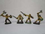 Four Barbarian miniatures, 4oz