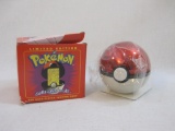 Jigglypuff Limited Edition Pokemon 23K Gold-Plated Trading Card and Pokeball, inner package sealed