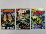 Three Marvel Comic Books: Coneheads No. 1 (June 1994), Daredevil Annual No. 8 1992, and The Original